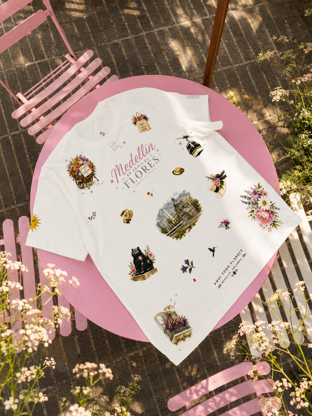 CAMISA MUJER FERIA DE FLORES