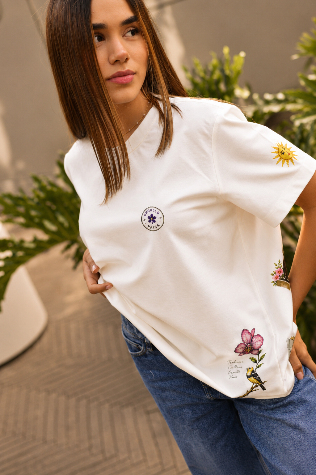 CAMISA MUJER FERIA DE FLORES