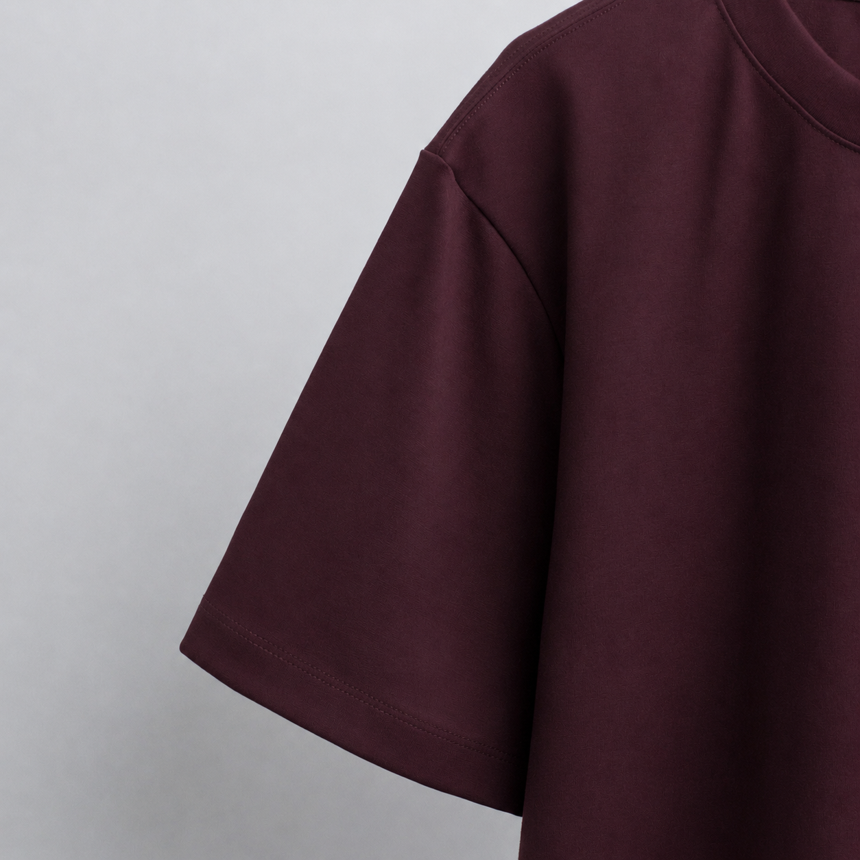 CAMISETA OVERSIZE ULTRA PREMIUM BERENJENA