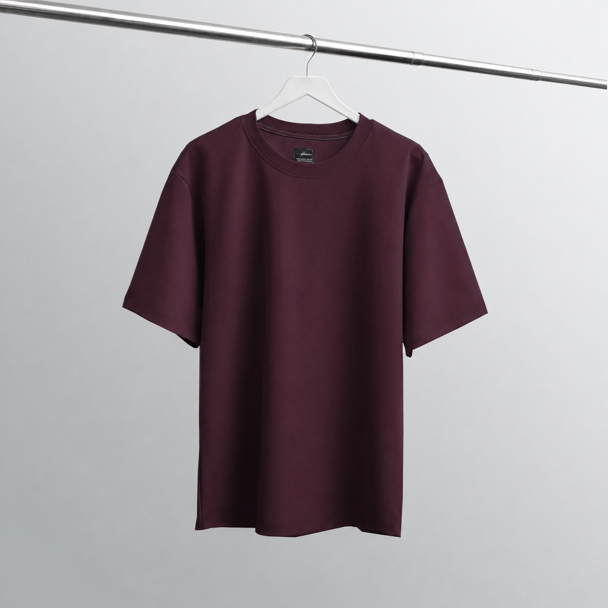 CAMISETA OVERSIZE ULTRA PREMIUM BERENJENA