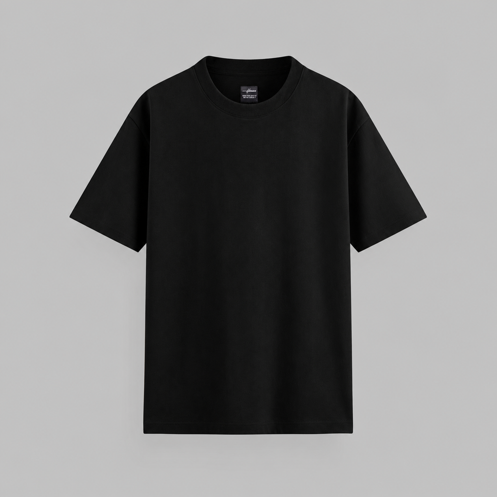 CAMISETA OVERSIZE ULTRA PREMIUM NEGRO