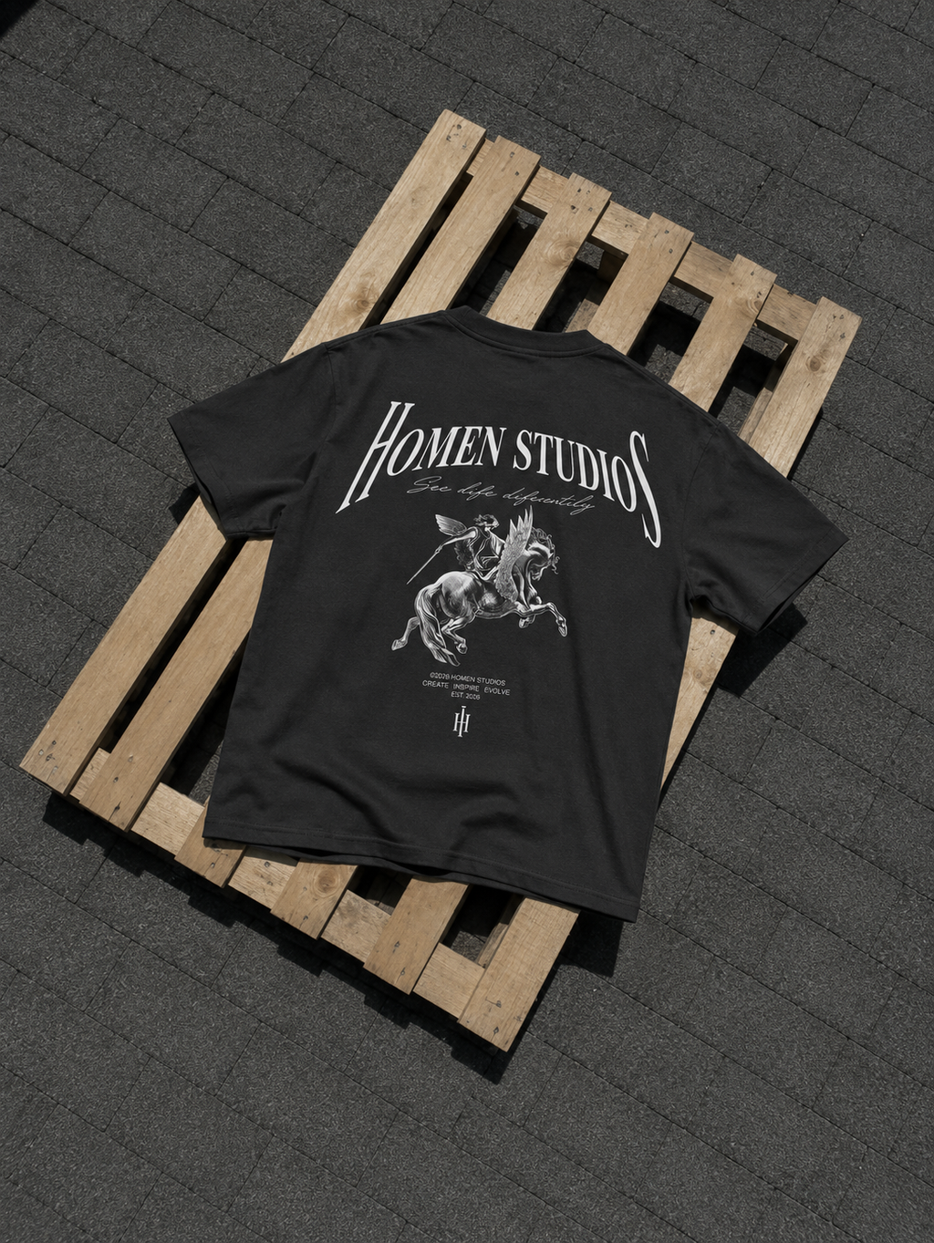 CAMISETA OVERSIZE ANGEL RIDER