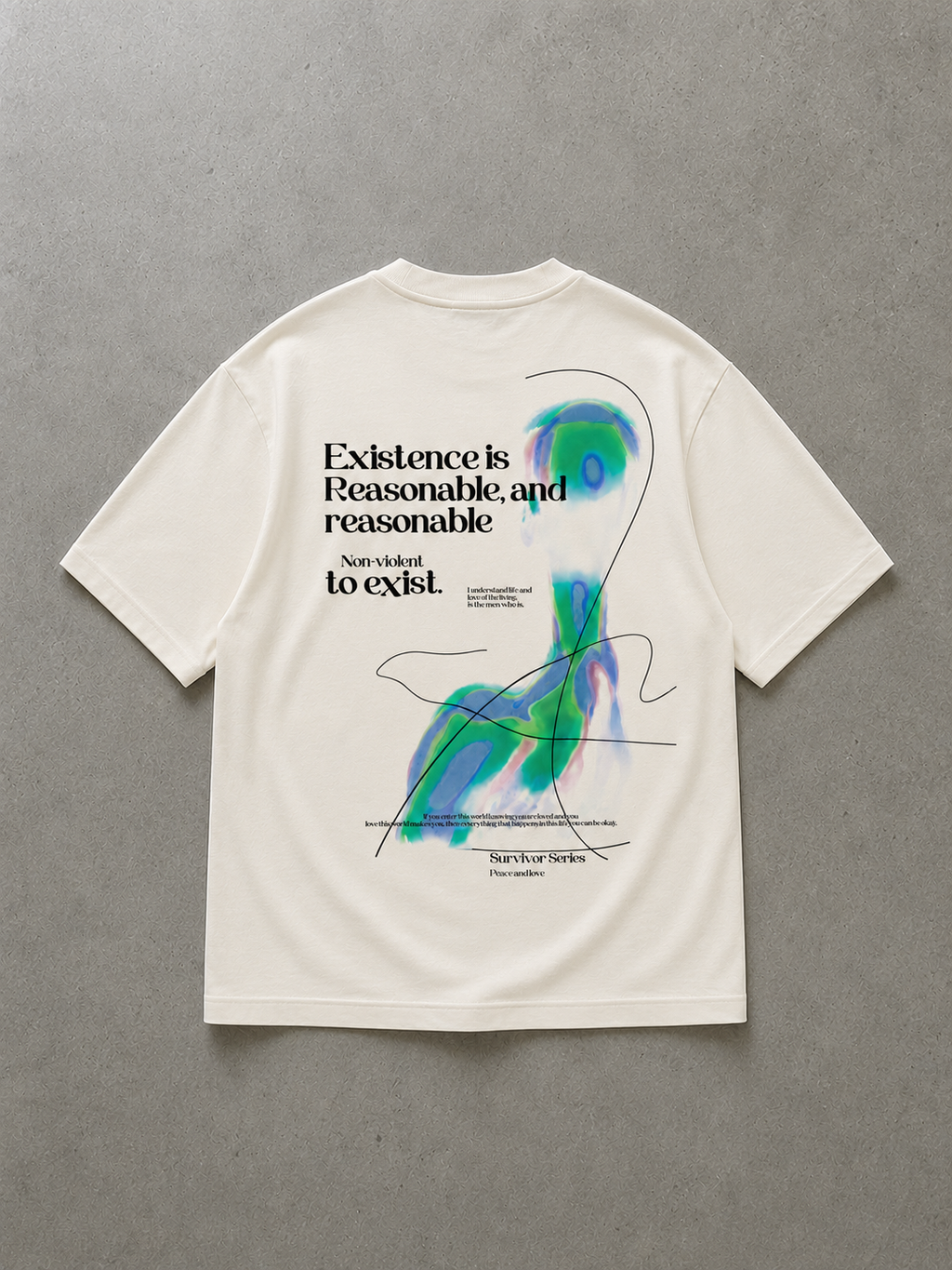 CAMISETA OVERSIZE EXISTENCE