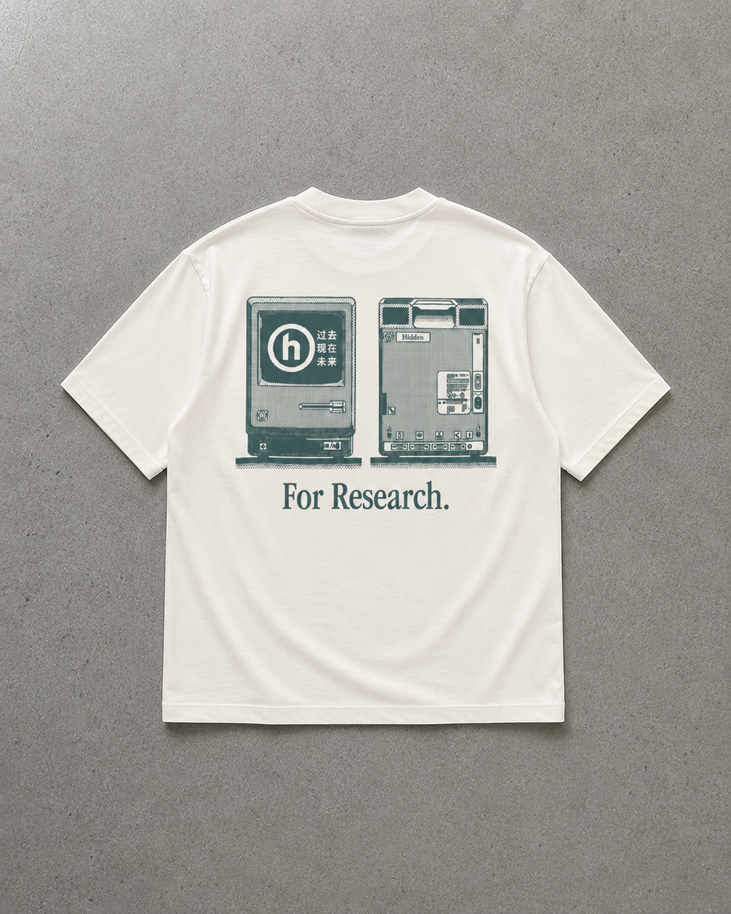 CAMISETA OVERSIZE FOR RESEARCH