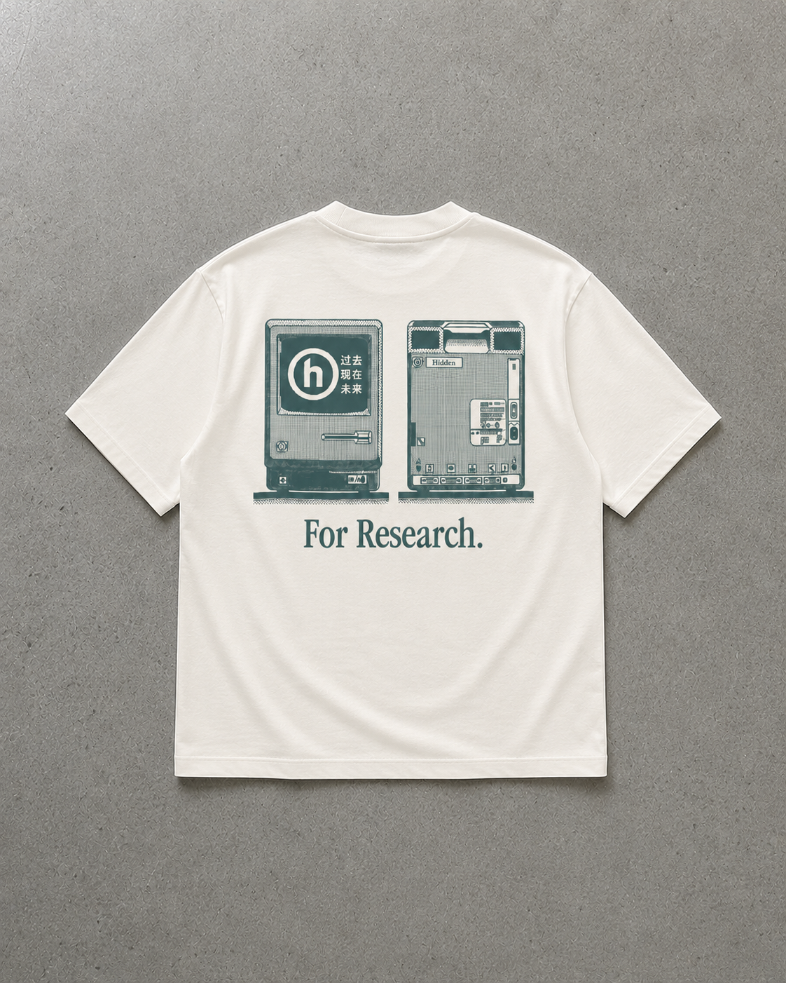 CAMISETA OVERSIZE FOR RESEARCH