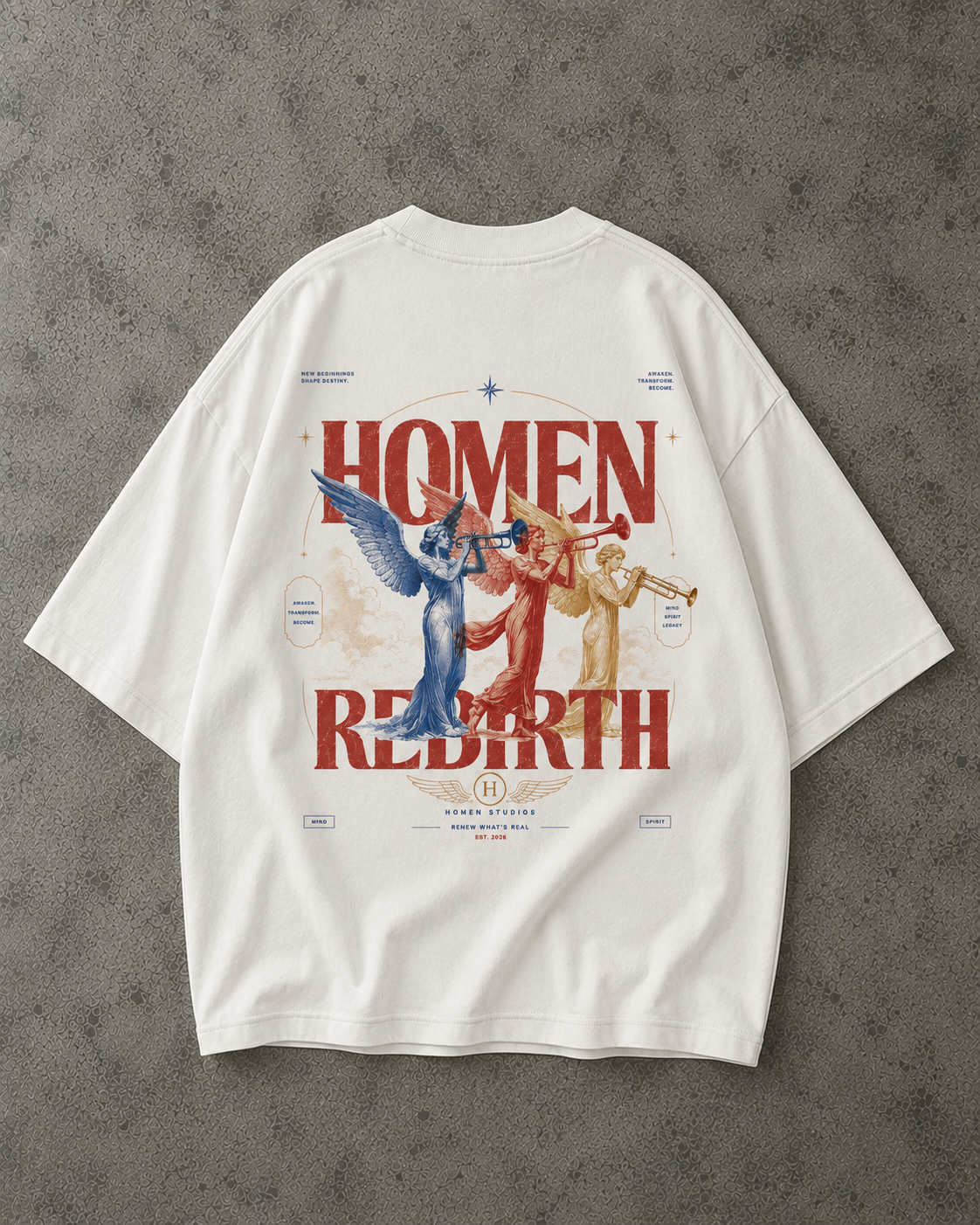 CAMISETA OVERSIZE REBIRTH