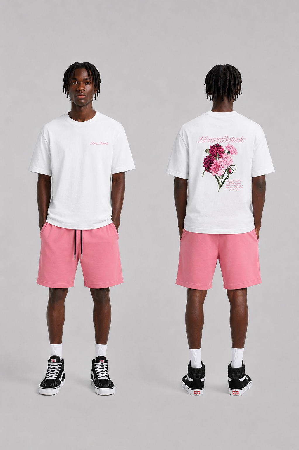 SET CAMISETA Y BERMUDA HOMEN BOTANIC