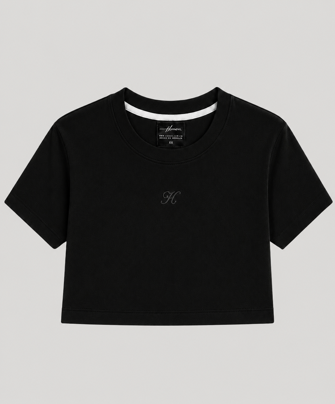 CROP TOP NEGRO
