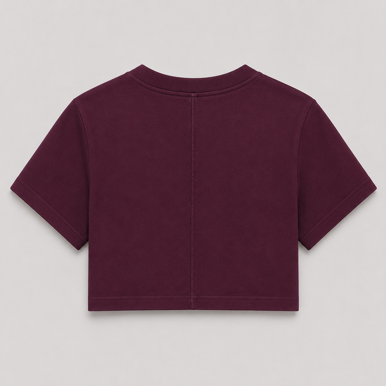 CROP TOP BERENJENA