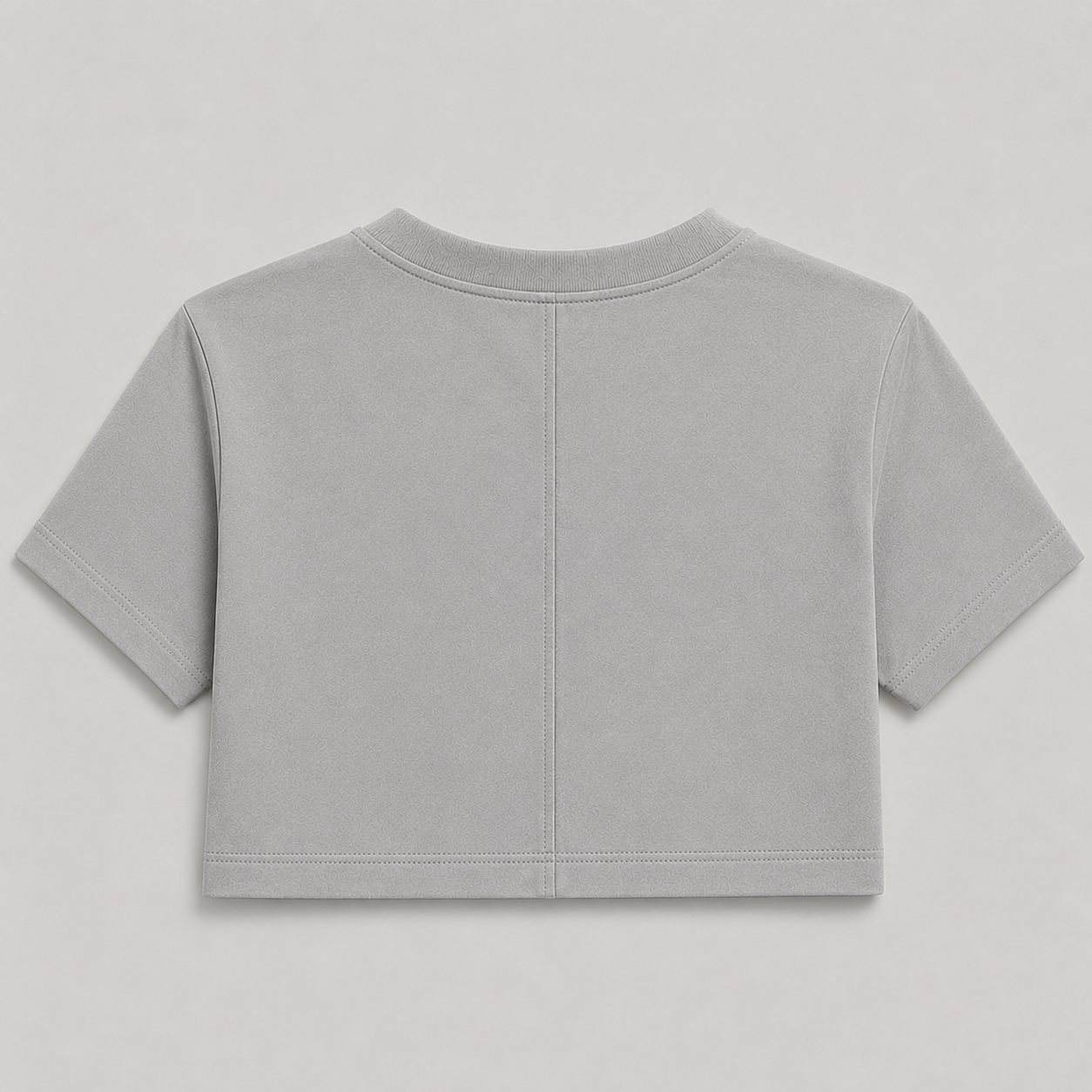 CROP TOP GRIS CLARO