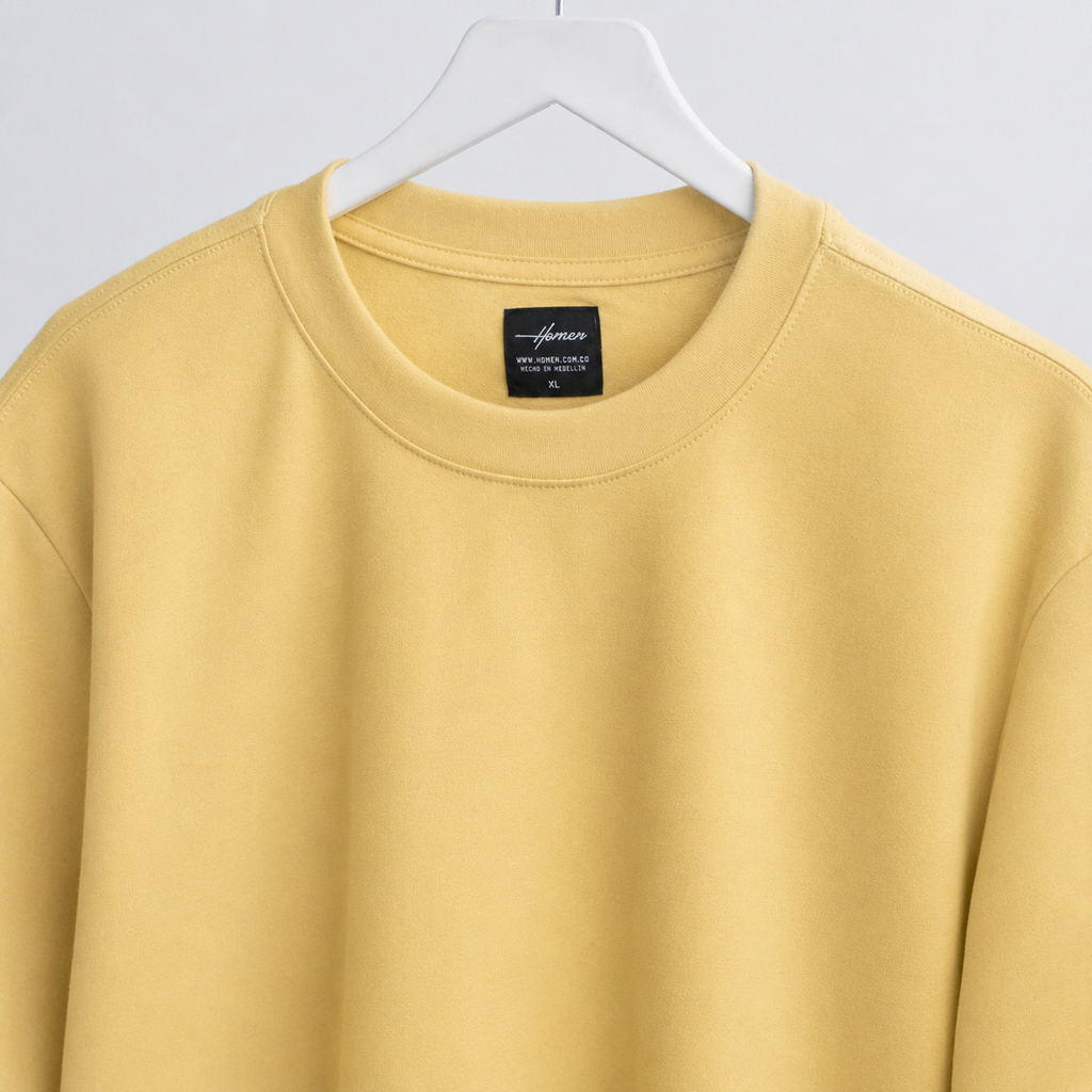 CAMISETA OVERSIZE ULTRA PREMIUM AMARILLO