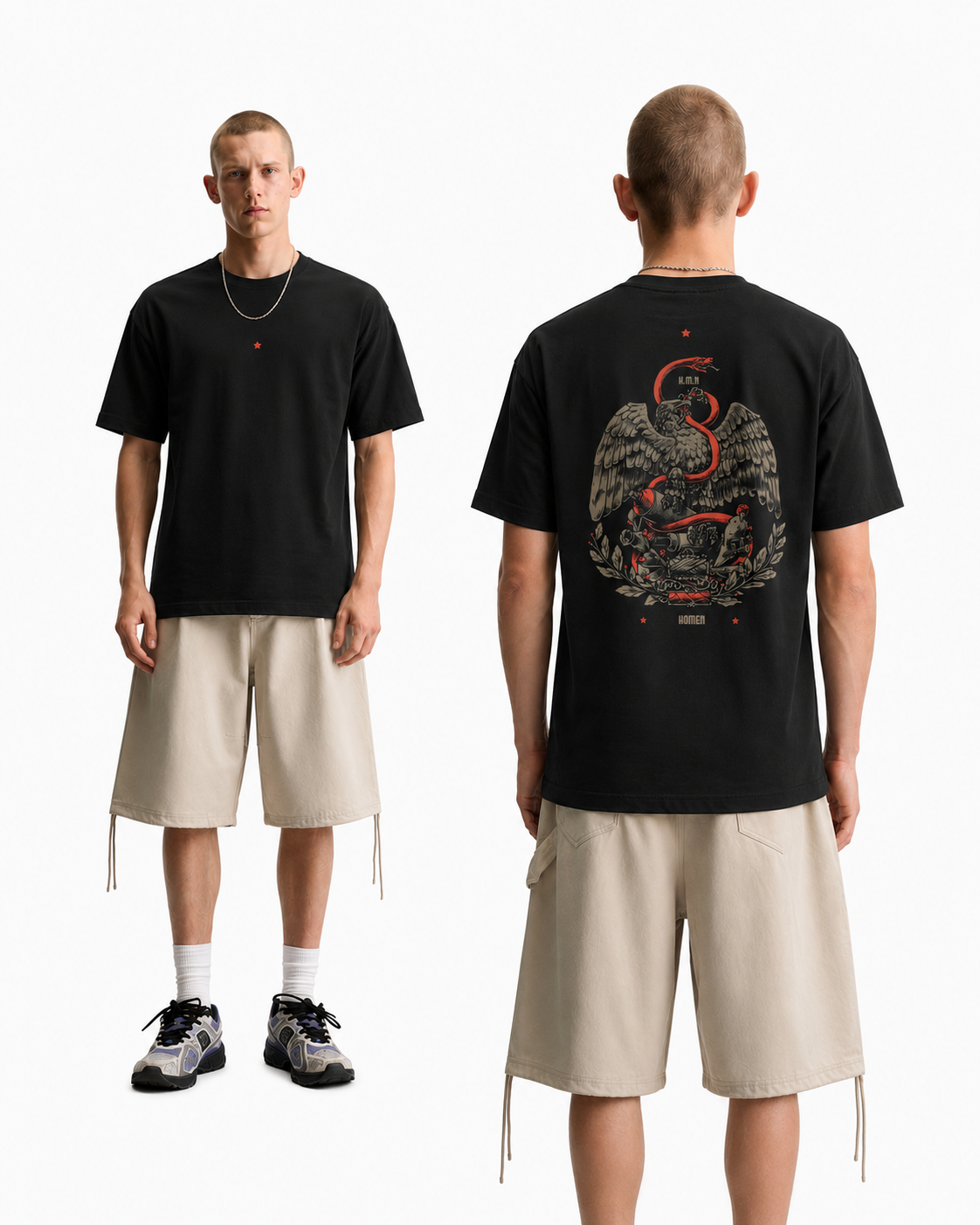 CAMISETA OVERSIZE AGUILA