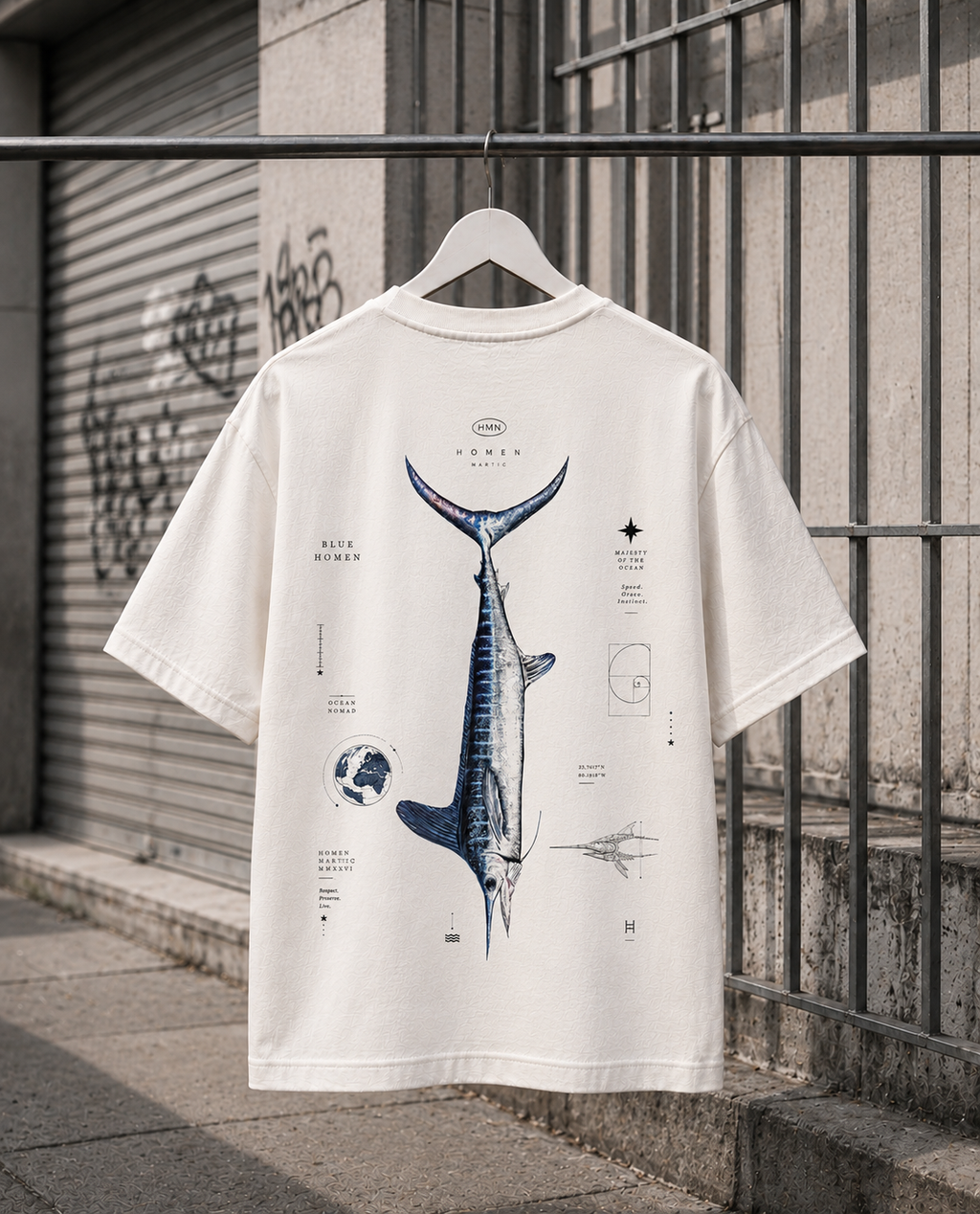 CAMISETA OVERSIZE MARITIMO