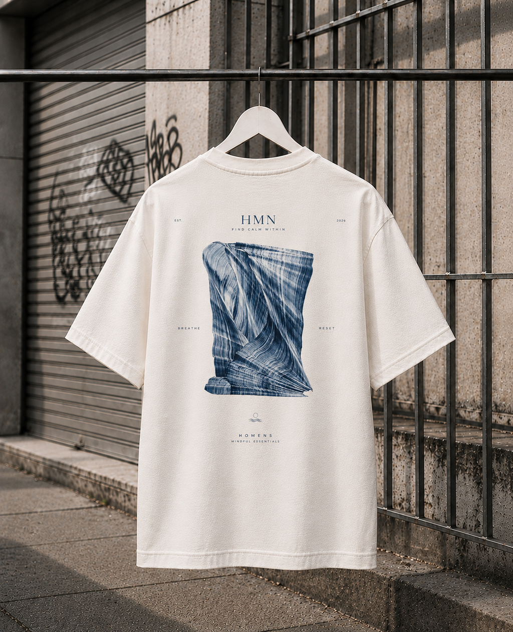CAMISETA OVERSIZE BLUE WAVES