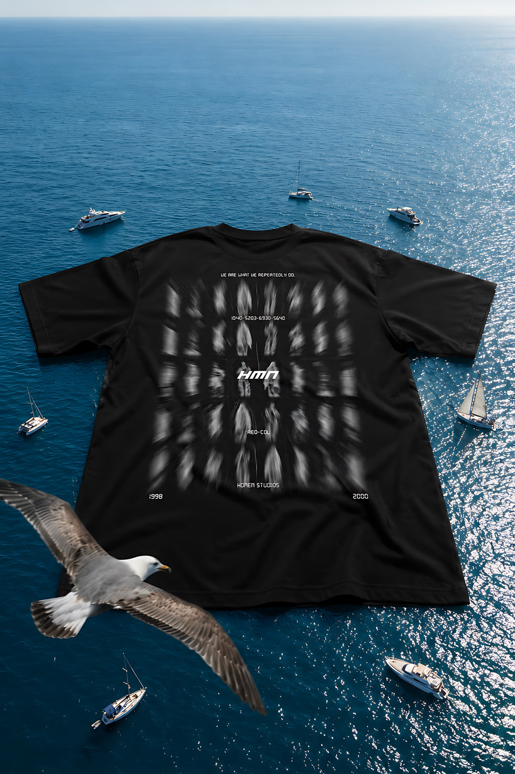 CAMISETA OVERSIZE HMN NEGRO