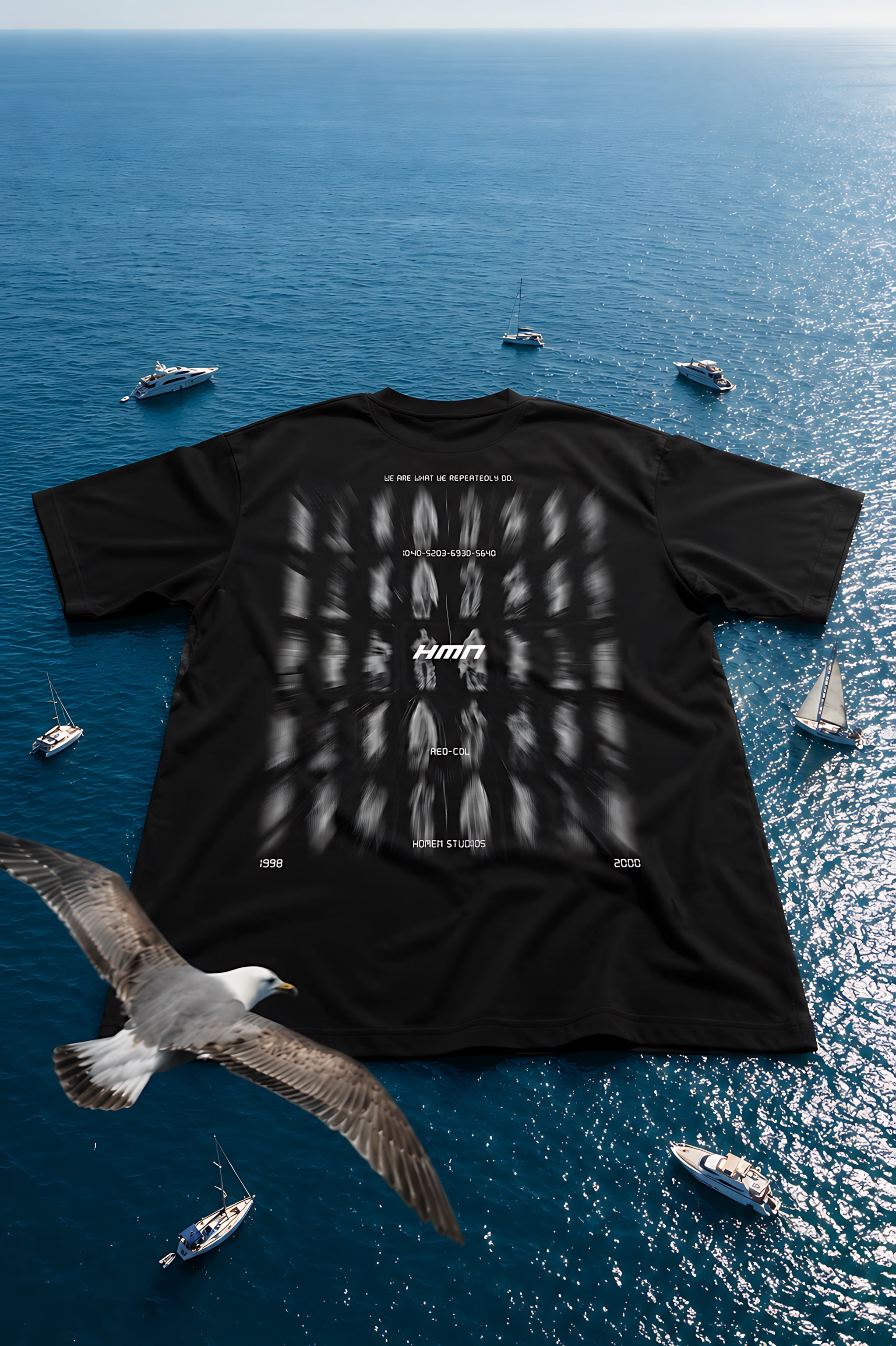 CAMISETA OVERSIZE HMN NEGRO