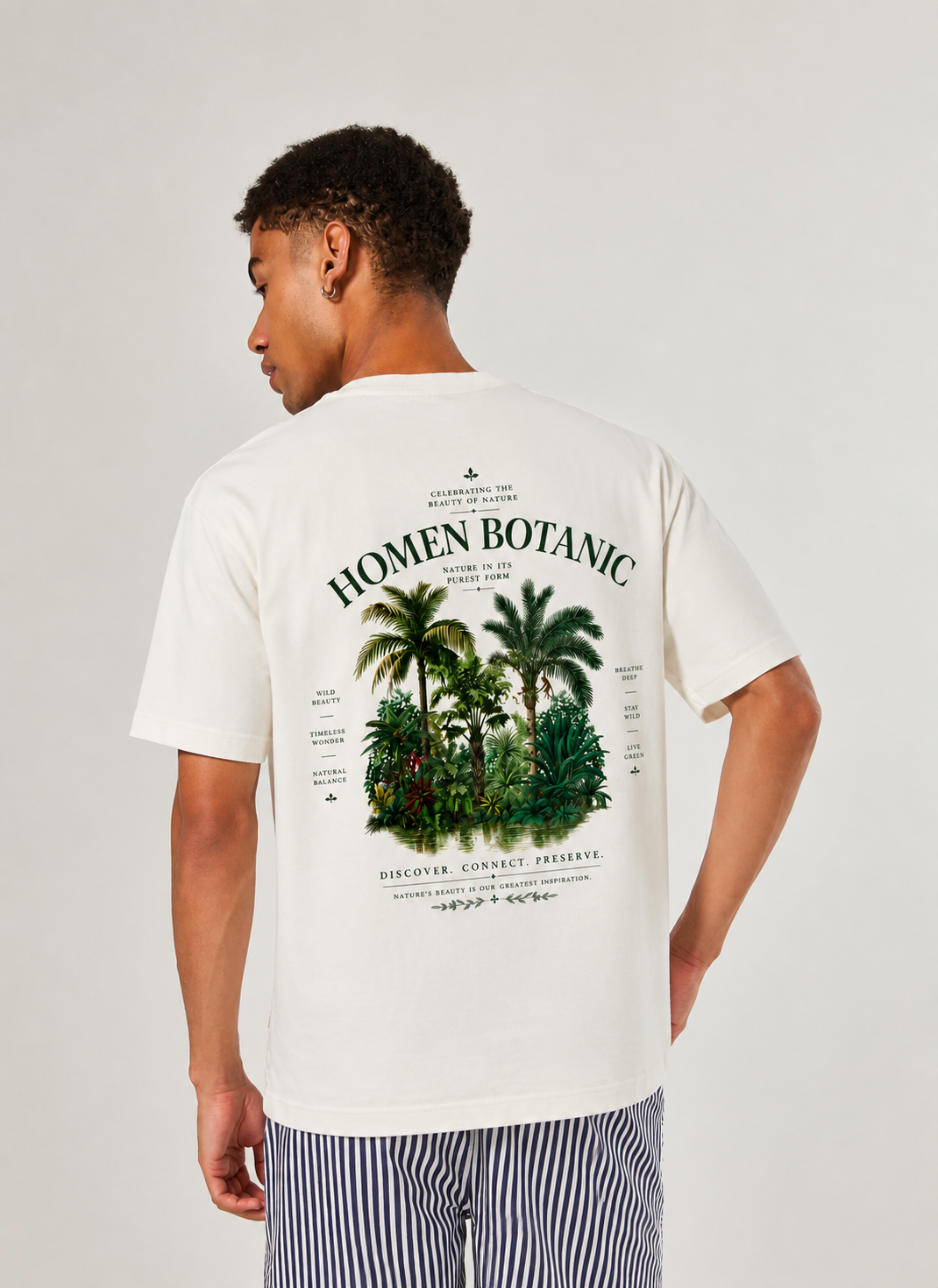 CAMISETA REGULAR FIT HOMEN BOTANIC