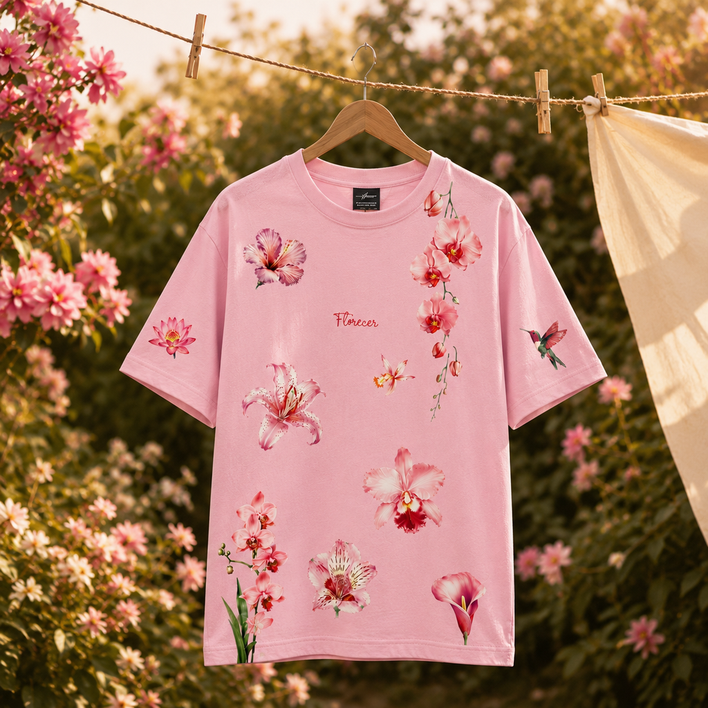 CAMISETA MUJER FLORECER