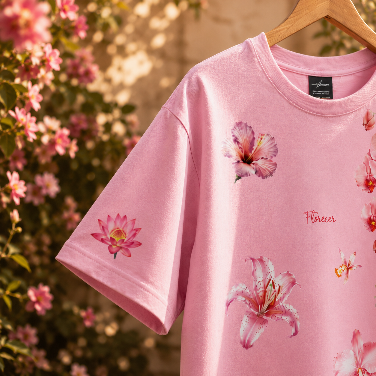 CAMISETA MUJER FLORECER