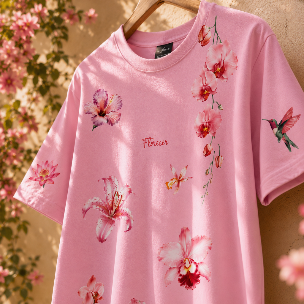 CAMISETA MUJER FLORECER
