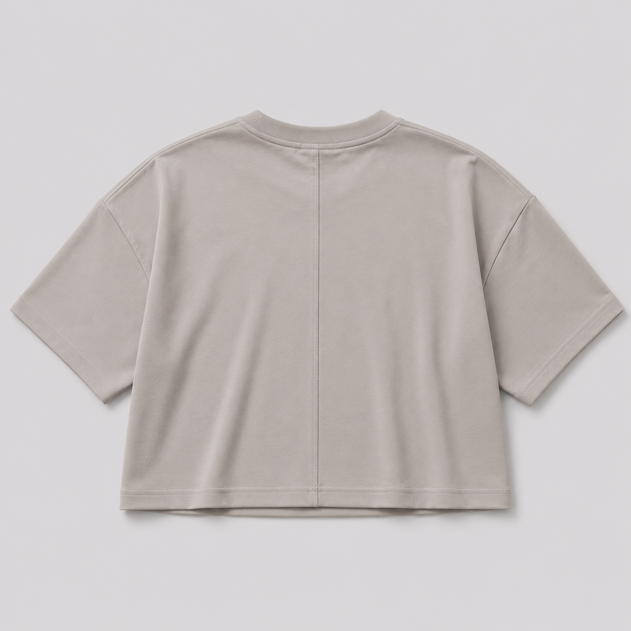 CROP TOP GRIS CLARO
