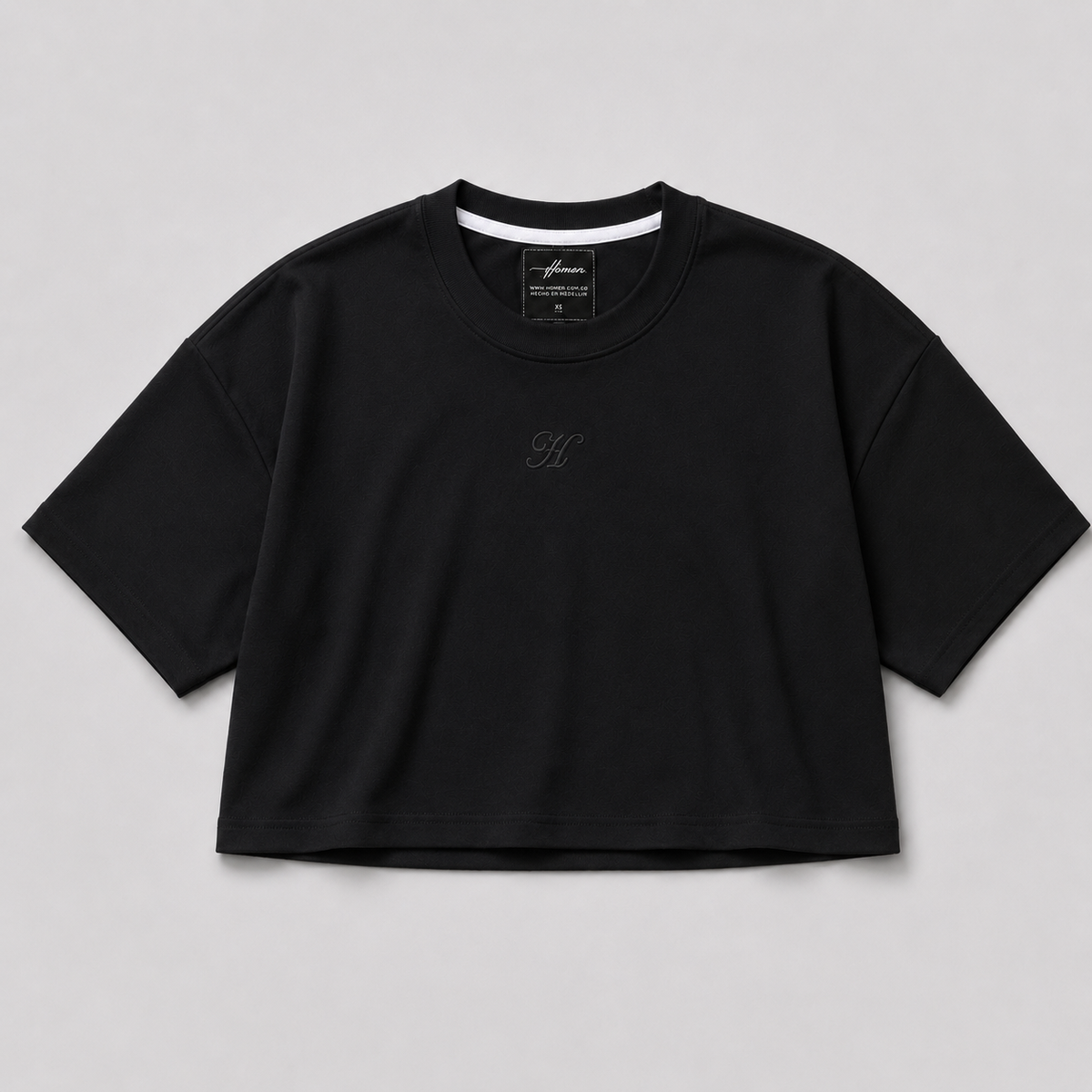 CROP TOP NEGRO