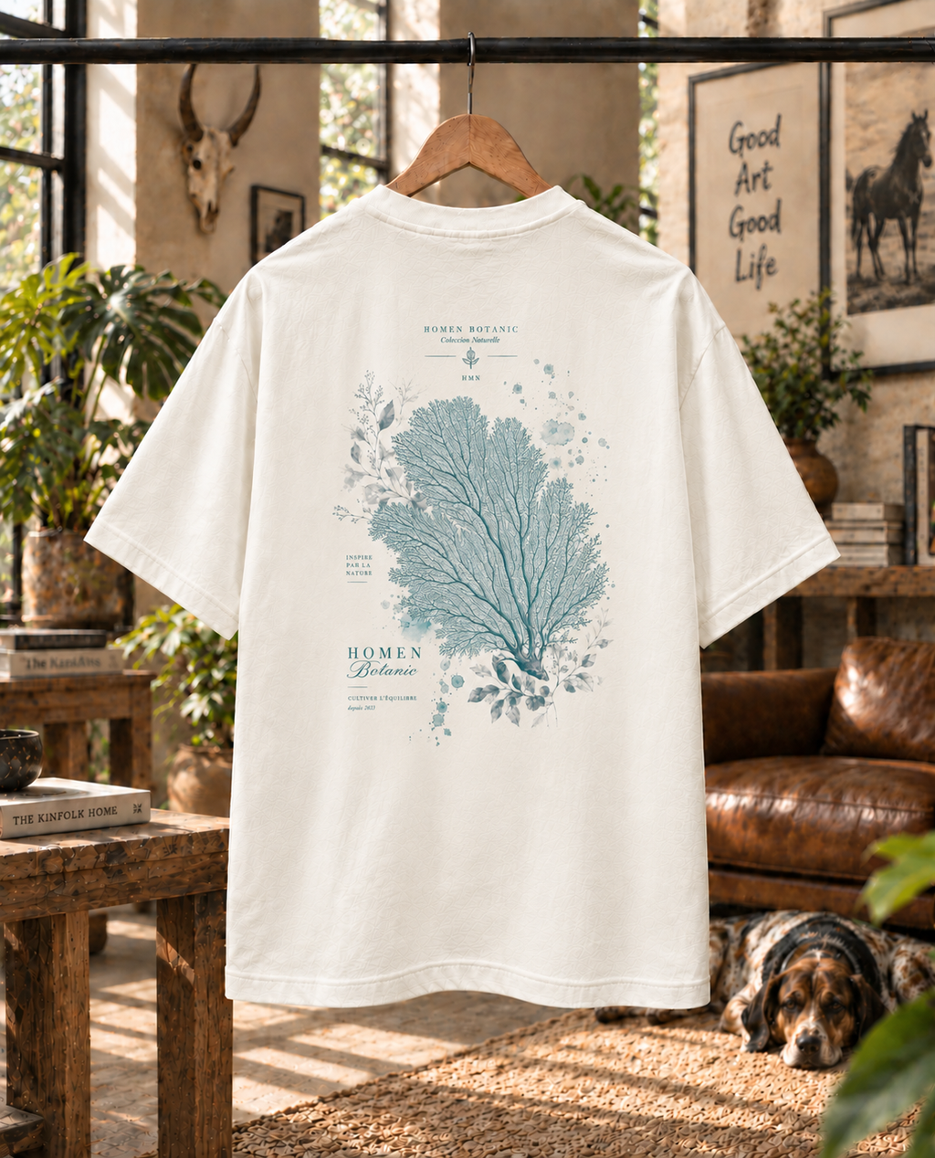 CAMISETA OVERSIZE CORAL