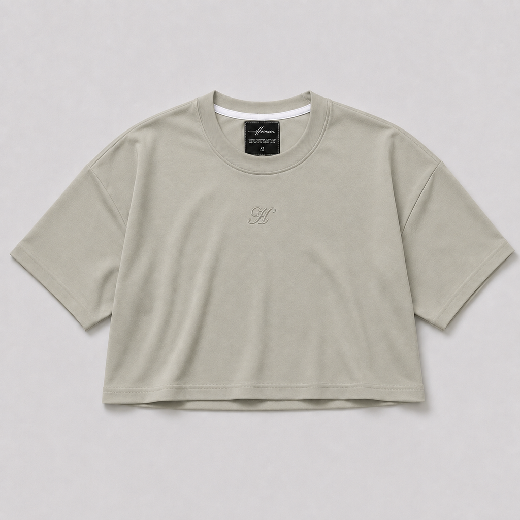 CROP TOP BEIGE