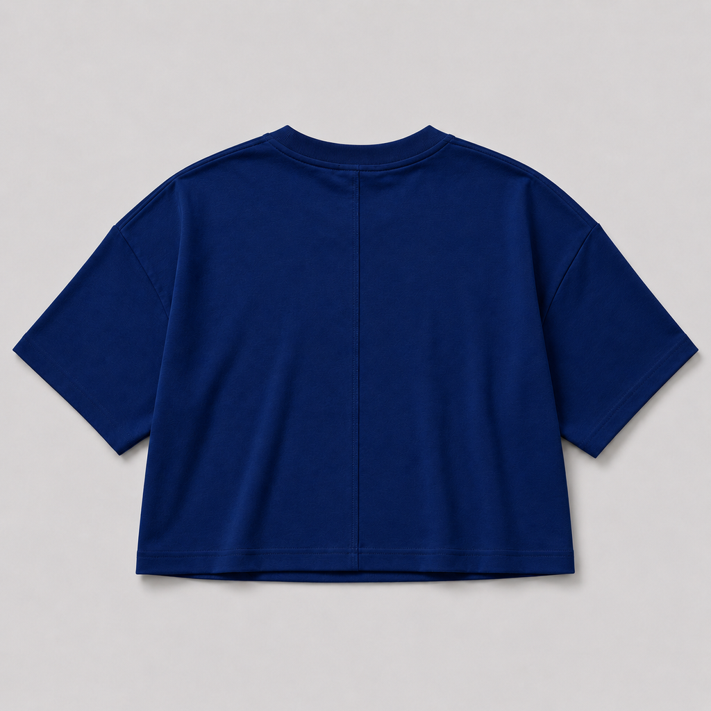 CROP TOP AZUL OSCURO