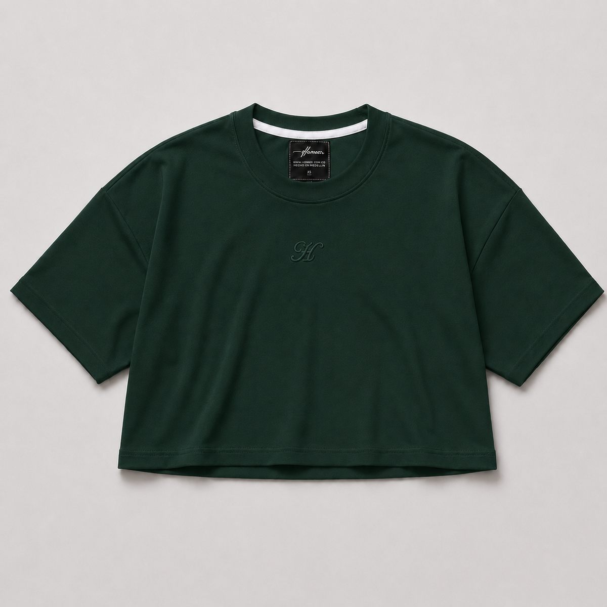 CROP TOP VERDE BOTELLA
