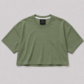 CROP TOP VERDE MILITAR
