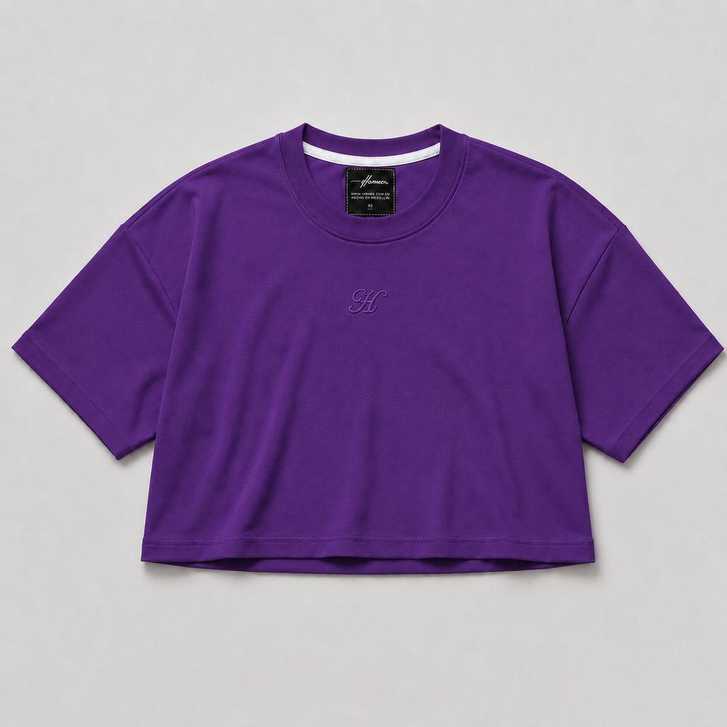 CROP TOP MORADO
