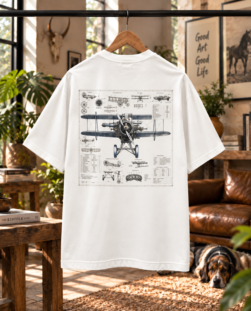 CAMISETA OVERSIZE AIRCRAFT