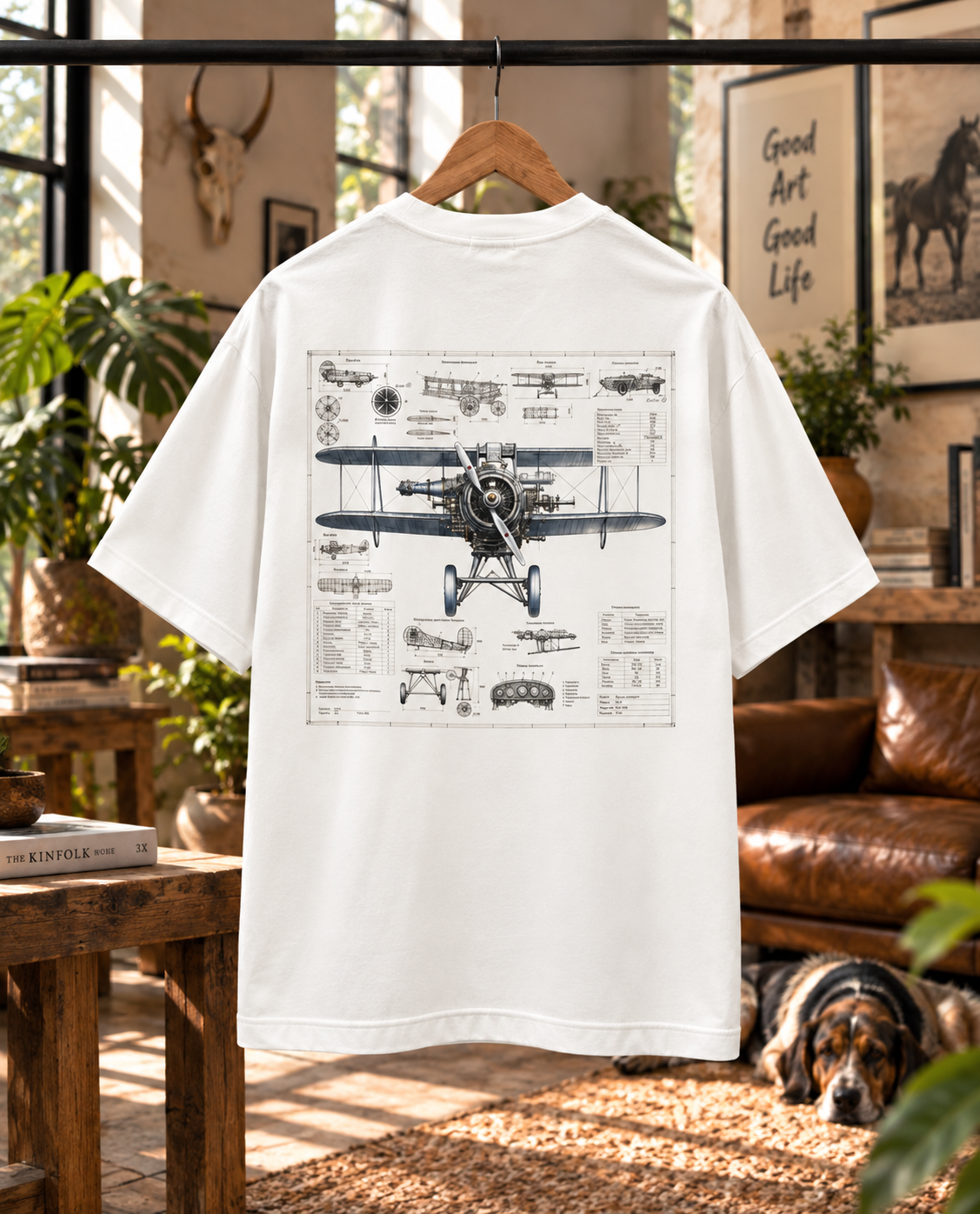 CAMISETA OVERSIZE AIRCRAFT