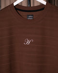 CAMISETA OVERSIZE TEXTURA NATIVA CHOCOLATE