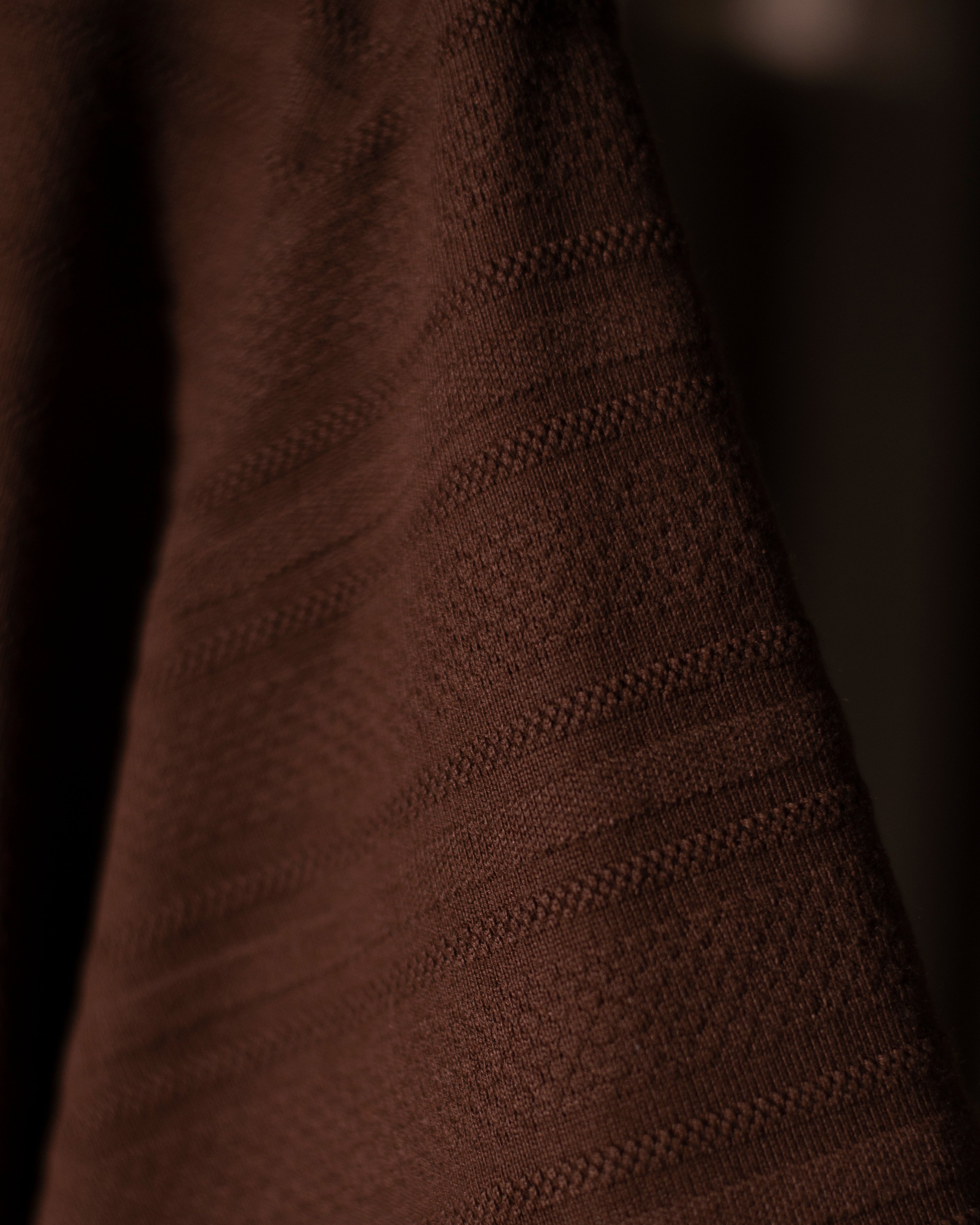 CAMISETA OVERSIZE TEXTURA NATIVA CHOCOLATE