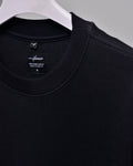 CAMISETA REGULAR FIT TEXTURIZADA NEGRO