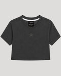 CROP TOP GRIS OSCURO