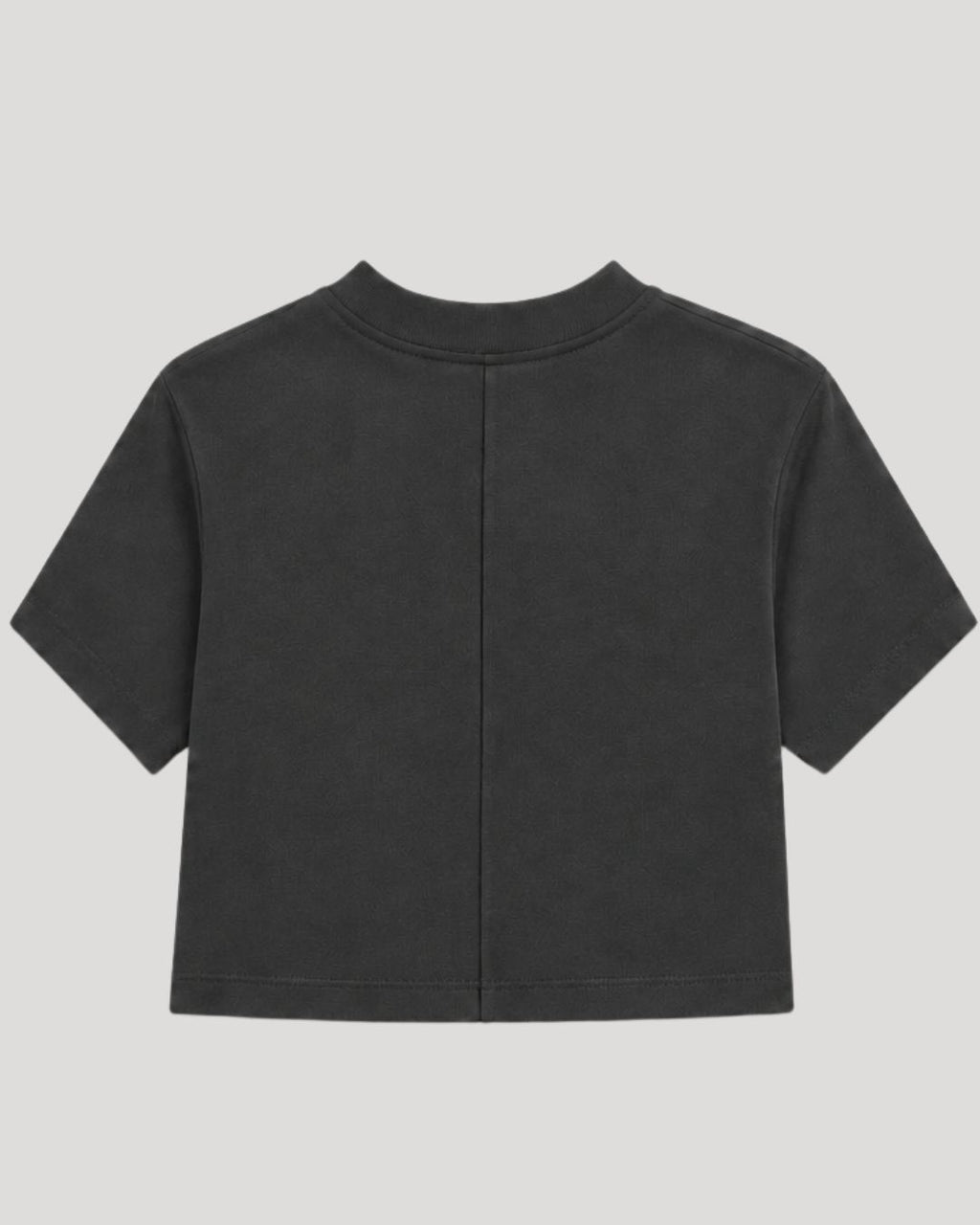 CROP TOP GRIS OSCURO