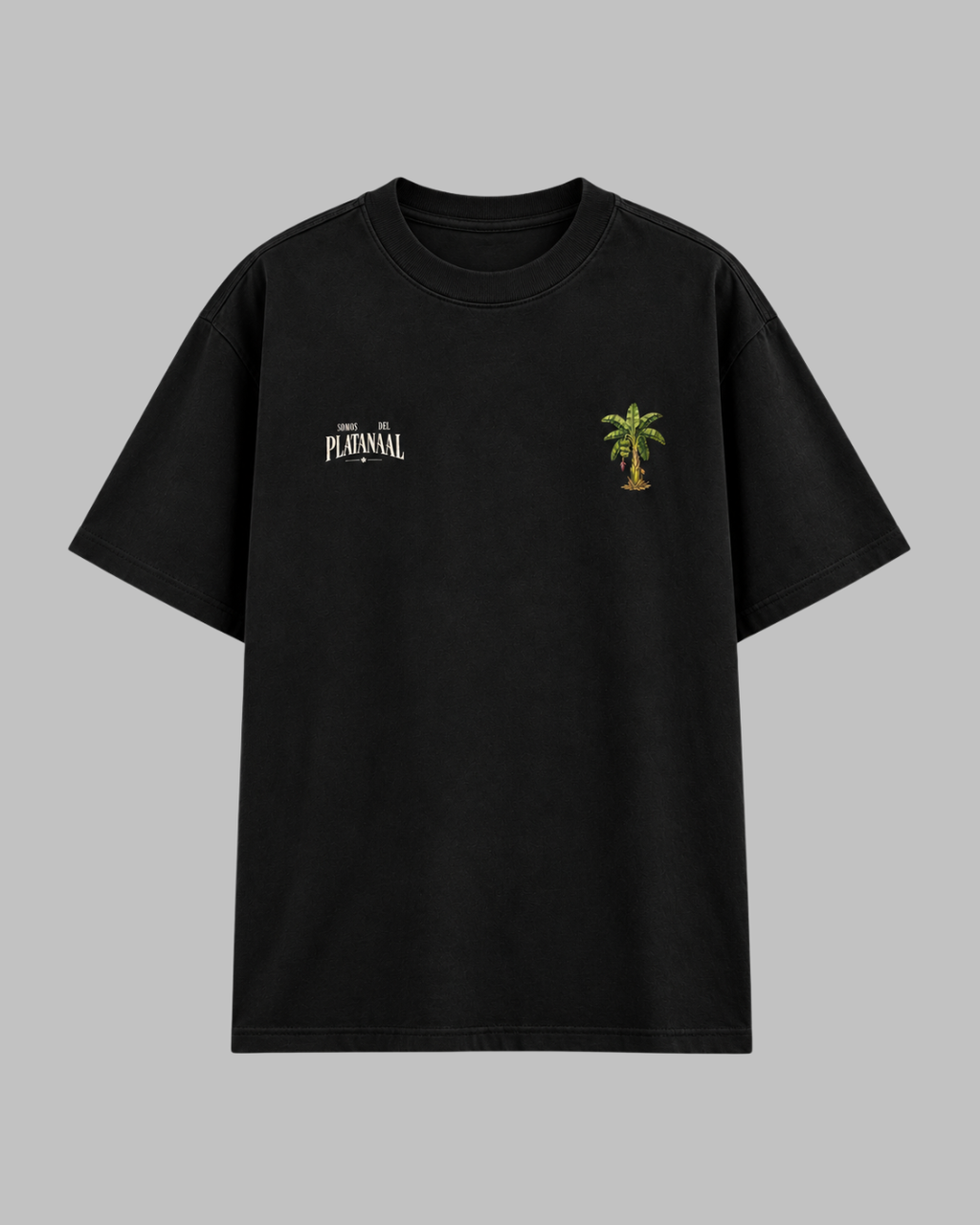 CAMISETA OVERSIZE RACIMO NEGRO