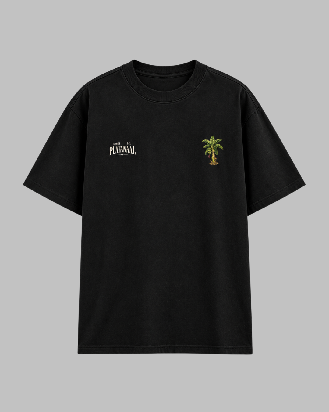 CAMISETA OVERSIZE RACIMO NEGRO