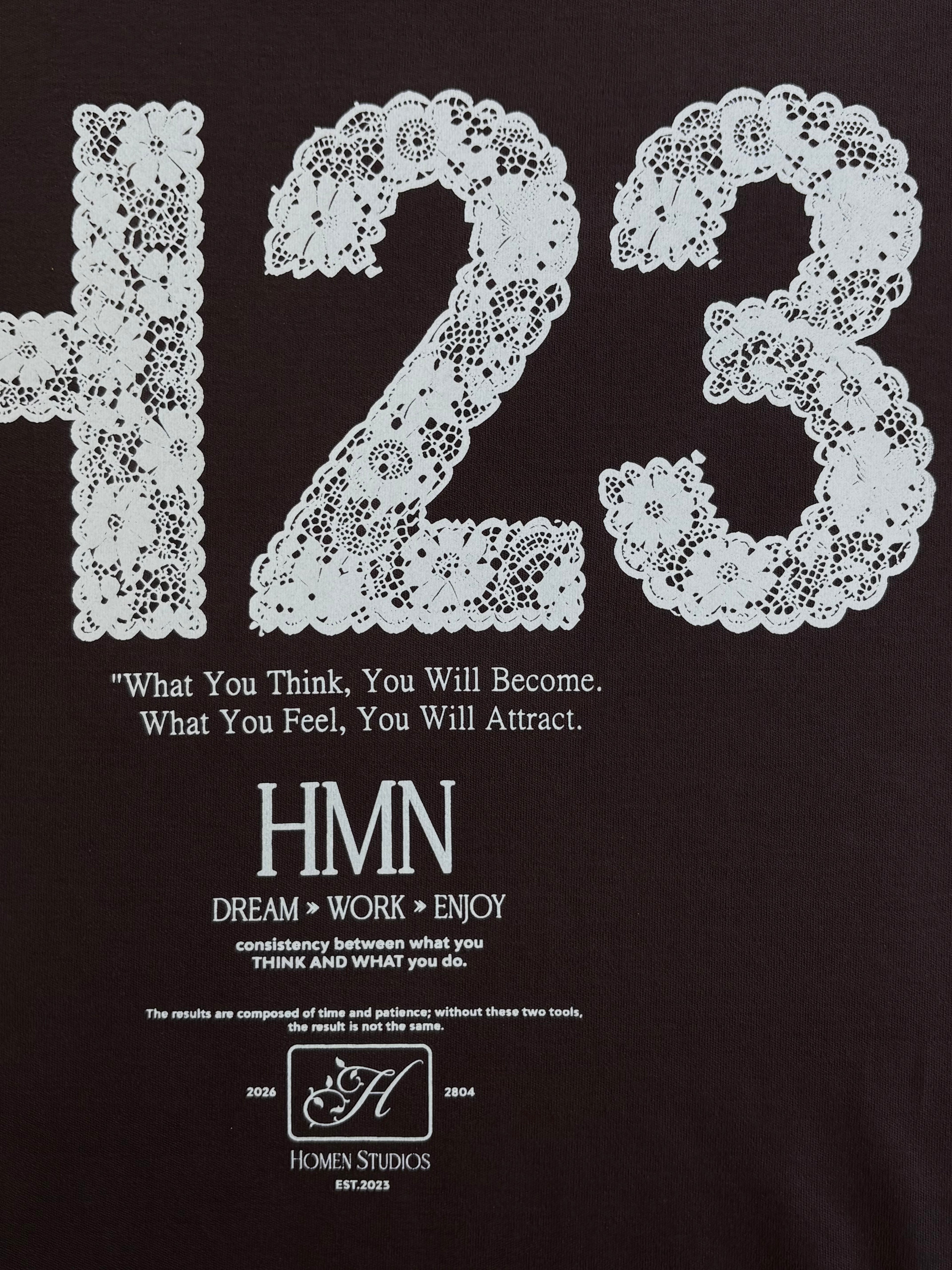 CAMISETA OVERSIZE H23 CHOCOLATE