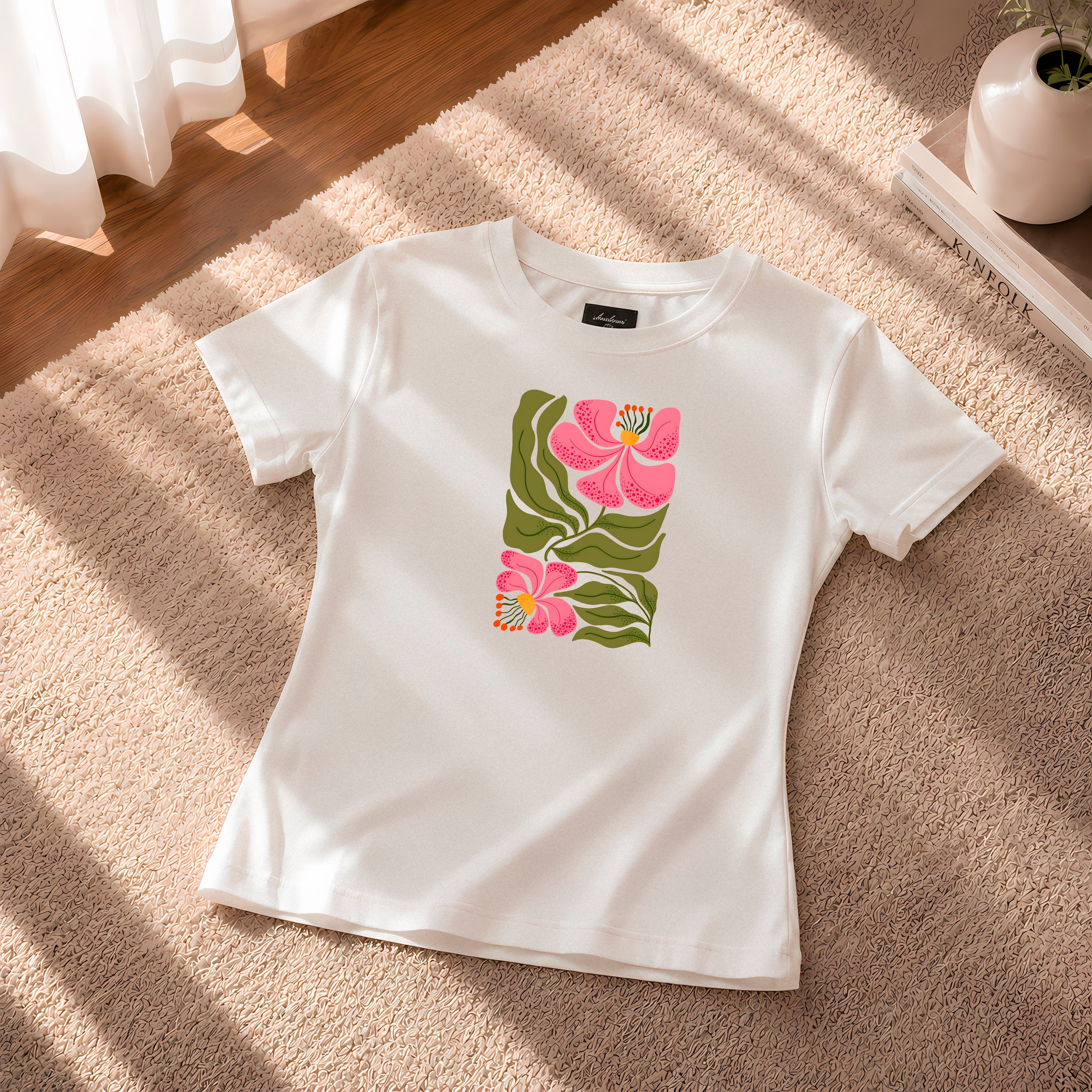 CAMISETA MUJER FLOWER