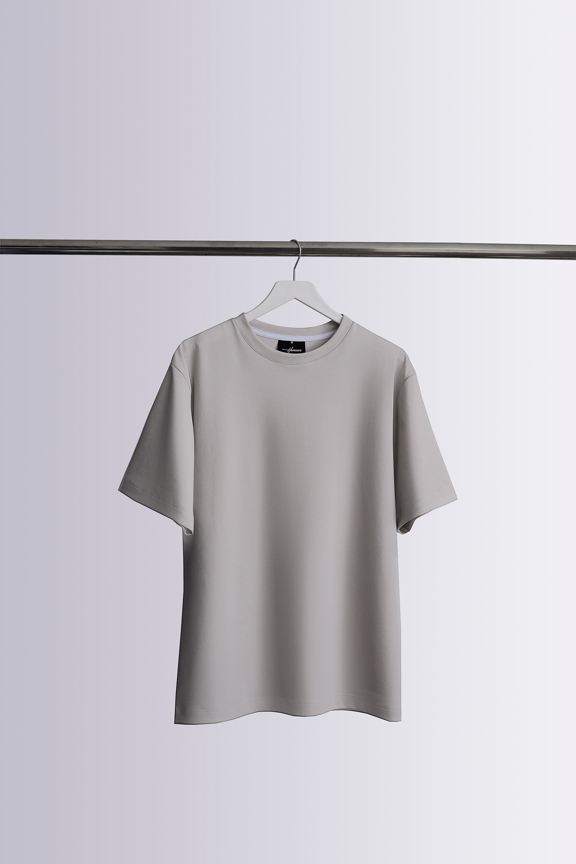 CAMISETA OVERSIZE ULTRA PREMIUM GRIS CLARO