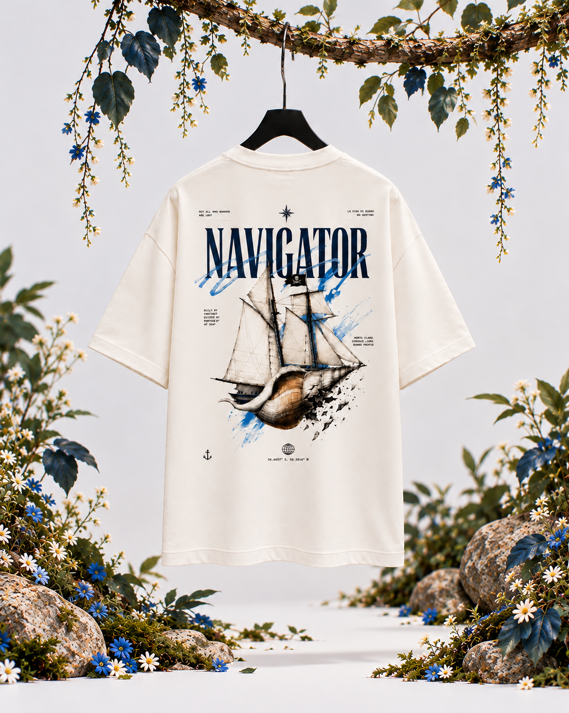 CAMISETA OVERSIZE NAVIGATOR