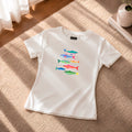 CAMISETA MUJER PECES