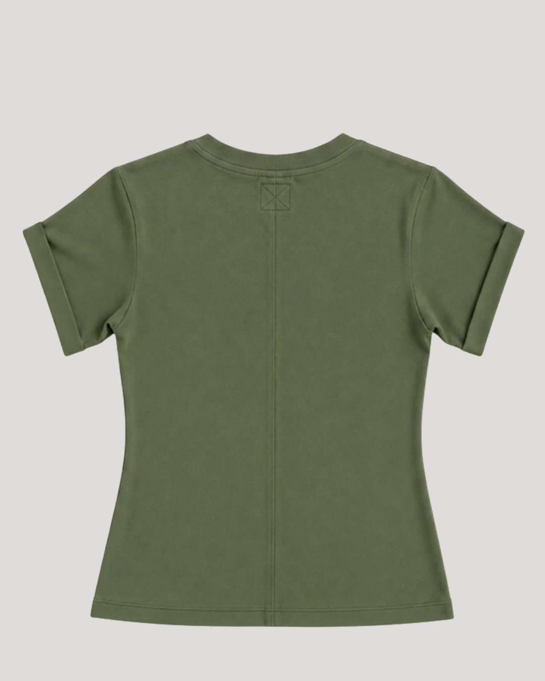 BASICA DAMA VERDE MILITAR
