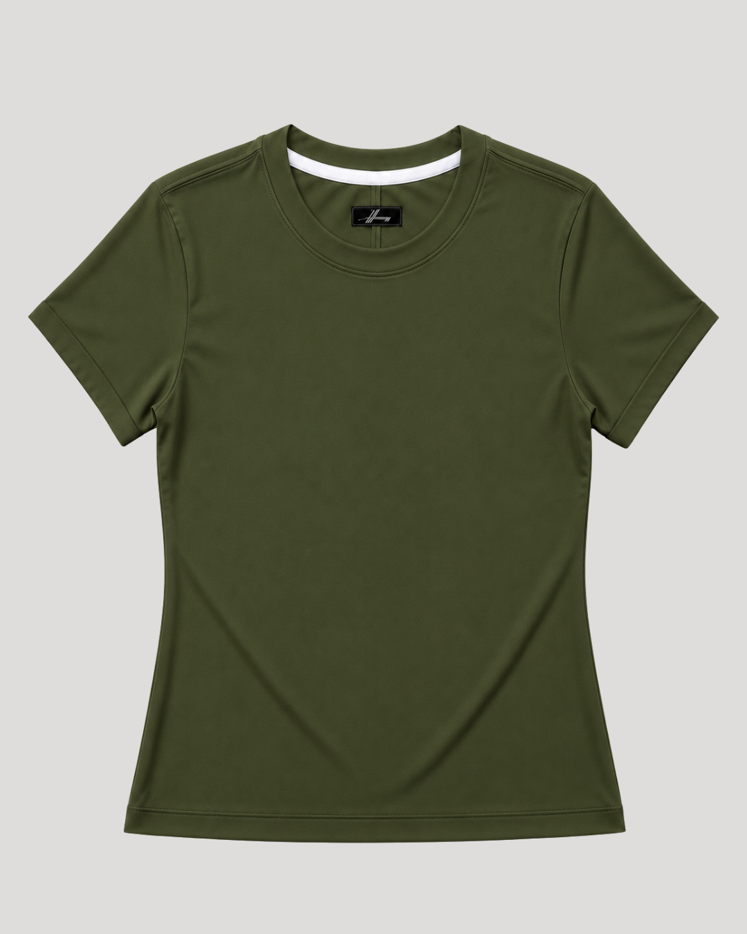 BASICA DAMA VERDE MILITAR