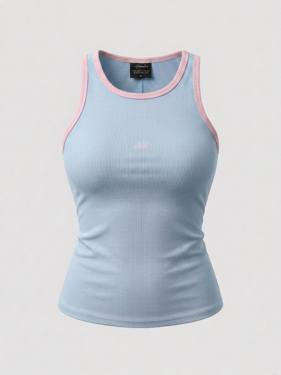 BLUSA MUJER RIB AZUL