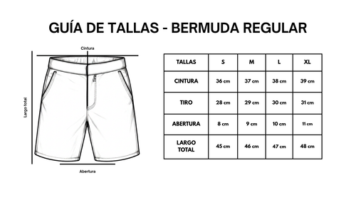 BERMUDA TEXTURA DE RAYAS BLANCO HUESO